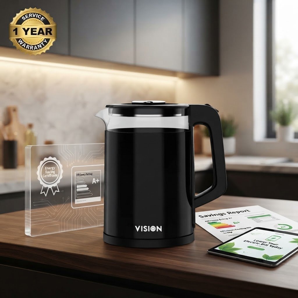 Vision Electric Kettle 1.8L VIS-EK-022(Double Glass)