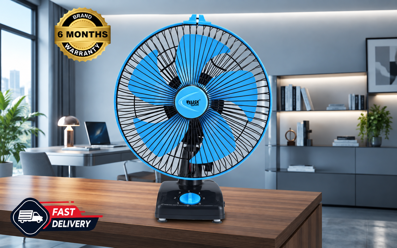 Click Multipurpose Cyclone Fan - 9"
